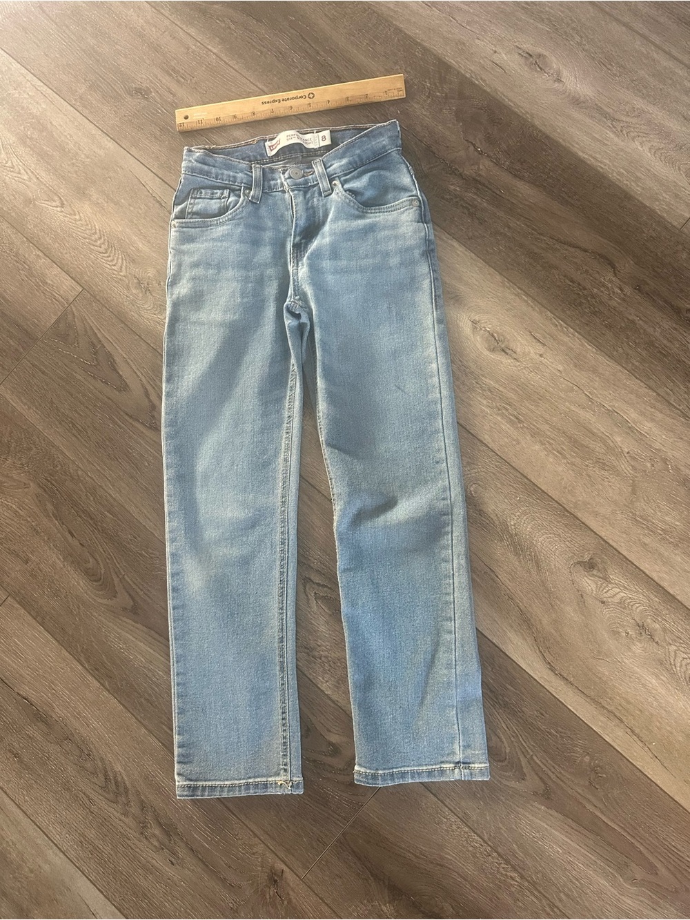 Levi's Kids Straight Leg Jeans-Light blue. Size 8 REG
